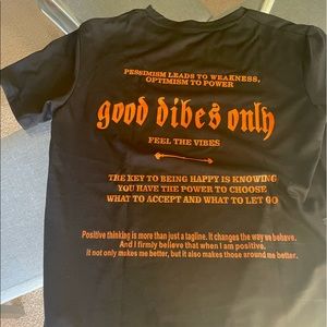 Good vibes only size m